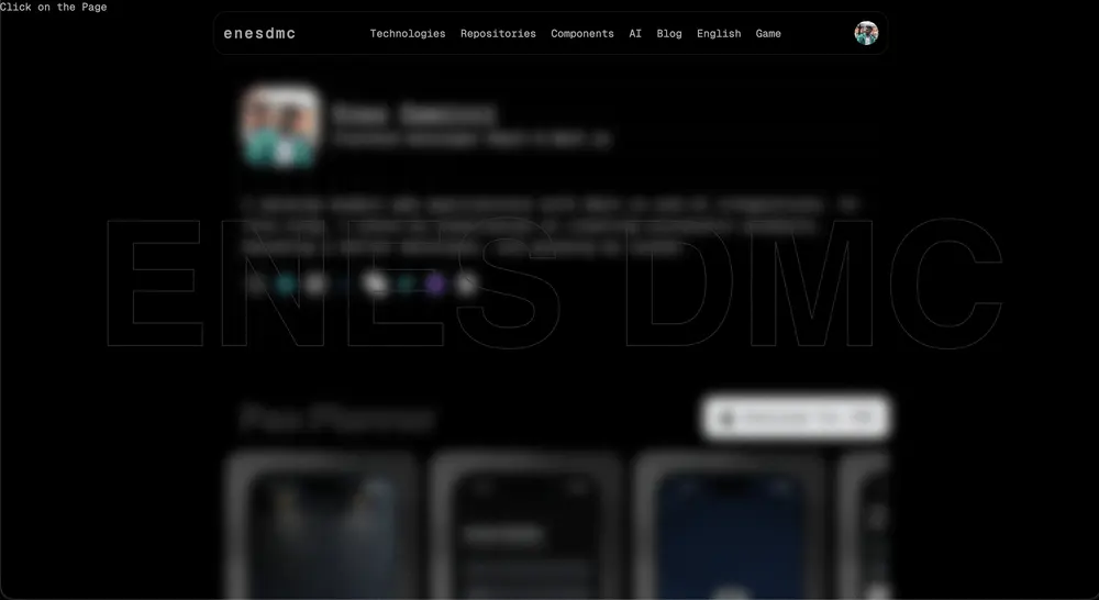 Blog & Portfolio proje görseli