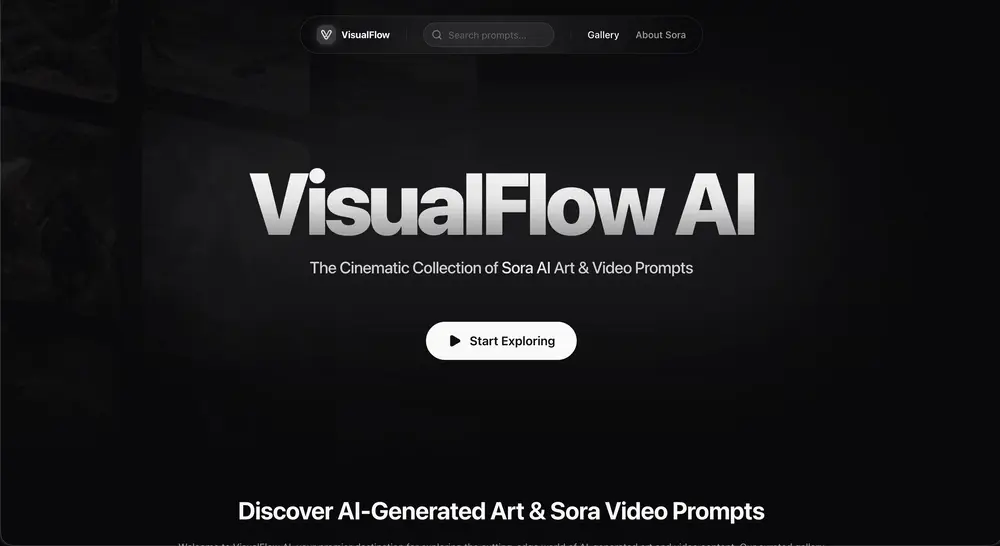 VisualFlow AI proje görseli